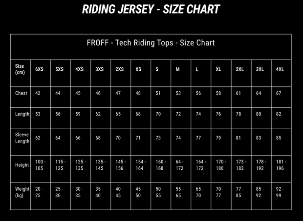 FROFF Riding Jersey - Long Sleeve